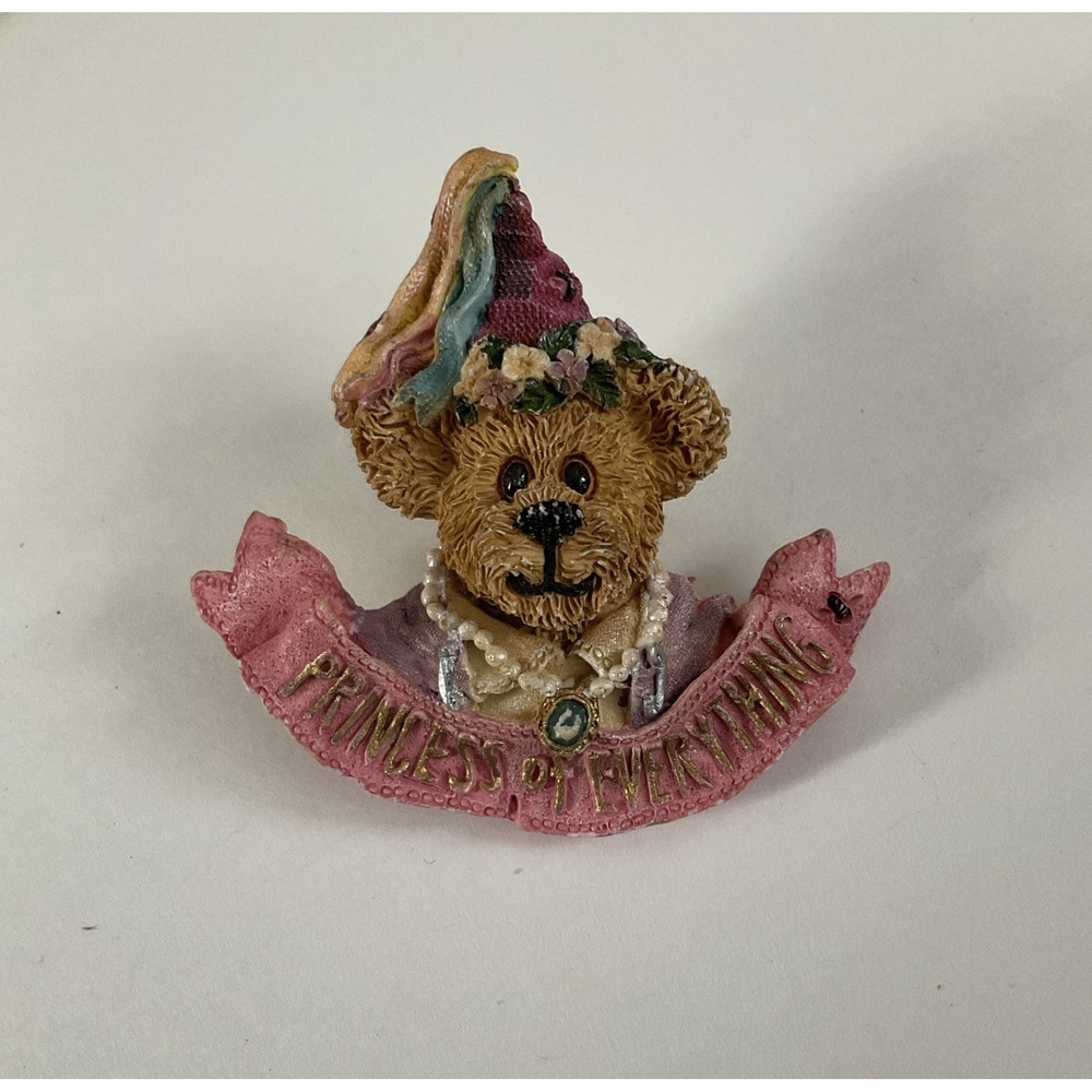 Vintage Boyd's Bears Teddy Bear PRINCESS OF EVERYTHING Brooch Pin